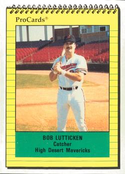 1991 ProCards #2399 Bob Lutticken Front