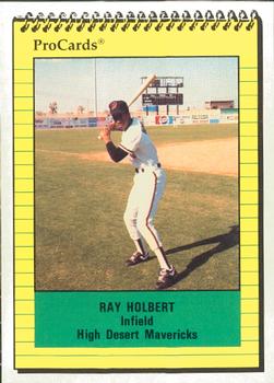 1991 ProCards #2405 Ray Holbert Front