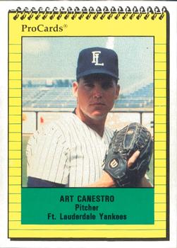 1991 ProCards #2417 Art Canestro Front