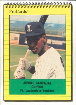 1991 ProCards #2439 Jovino Carvajal Front