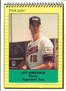 1991 ProCards #2447 Jeff Bumgarner Front