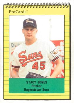 1991 ProCards #2451 Stacy Jones Front