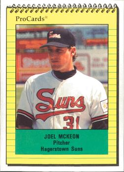 1991 ProCards #2453 Joel McKeon Front