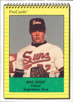 1991 ProCards #2455 Mike Oquist Front