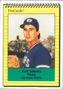 1991 ProCards #2479 Alex Sanchez Front