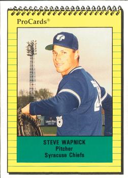 1991 ProCards #2481 Steve Wapnick Front