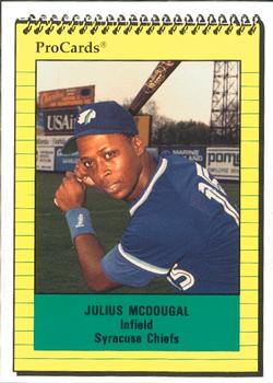 1991 ProCards #2486 Julius McDougal Front
