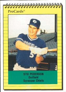 1991 ProCards #2495 Stu Pederson Front