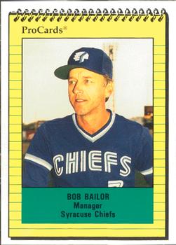 1991 ProCards #2496 Bob Bailor Front
