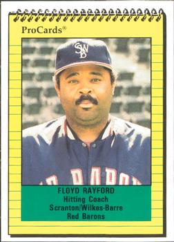 1991 ProCards #2556 Floyd Rayford Front