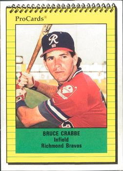 1991 ProCards #2576 Bruce Crabbe Front
