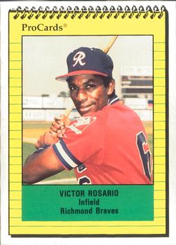 1991 ProCards #2577 Victor Rosario Front