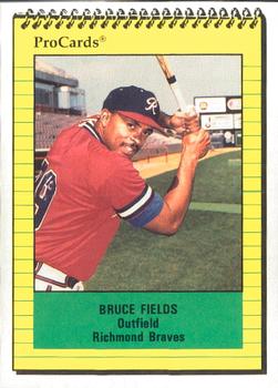 1991 ProCards #2580 Bruce Fields Front