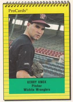 1991 ProCards #2594 Kerry Knox Front