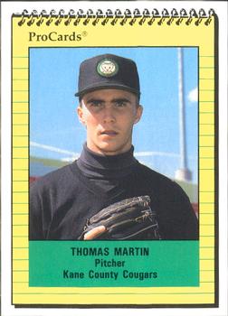 1991 ProCards #2655 Thomas Martin Front