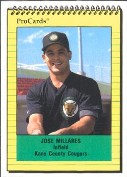 1991 ProCards #2664 Jose Millares Front
