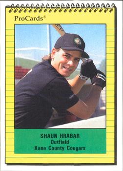 1991 ProCards #2671 Shaun Hrabar Front