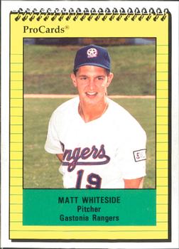 1991 ProCards #2689 Matt Whiteside Front