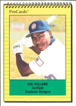 1991 ProCards #2700 Sid Holland Front