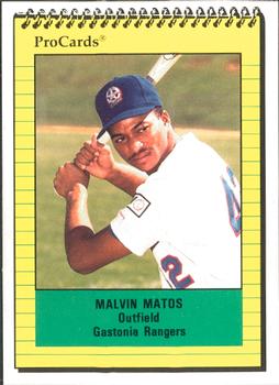 1991 ProCards #2701 Malvin Matos Front