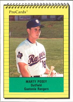 1991 ProCards #2703 Marty Posey Front