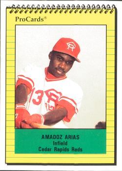 1991 ProCards #2724 Amador Arias Front