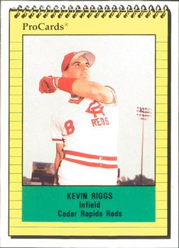 1991 ProCards #2728 Kevin Riggs Front