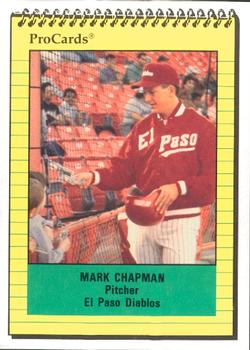 1991 ProCards #2739 Mark Chapman Front