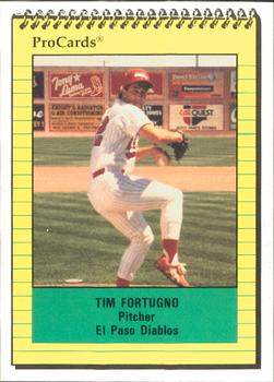 1991 ProCards #2741 Tim Fortugno Front