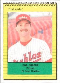 1991 ProCards #2742 Don Gordon Front