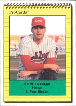 1991 ProCards #2745 Steve Lienhard Front