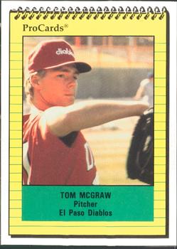 1991 ProCards #2746 Tom McGraw Front