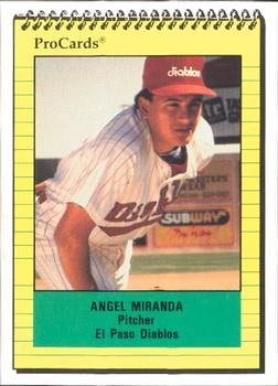 1991 ProCards #2747 Angel Miranda Front