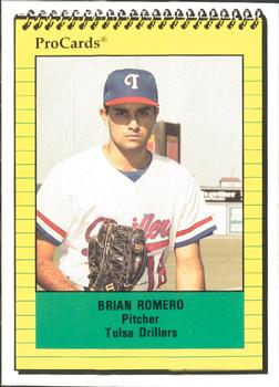 1991 ProCards #2772 Brian Romero Front