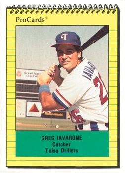 1991 ProCards #2775 Greg Iavarone Front
