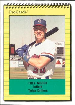 1991 ProCards #2781 Trey McCoy Front