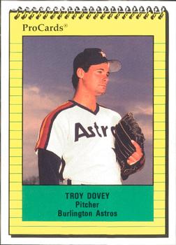1991 ProCards #2793 Troy Dovey Front