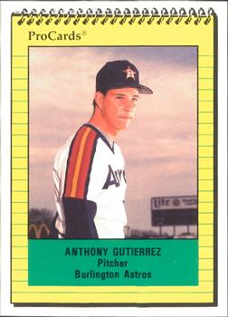 1991 ProCards #2795 Anthony Gutierrez Front