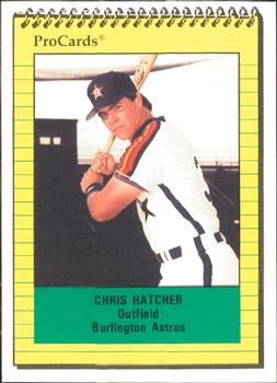 1991 ProCards #2814 Chris Hatcher Front