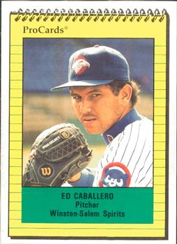1991 ProCards #2821 Ed Caballero Front