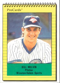 1991 ProCards #2826 Bill Melvin Front