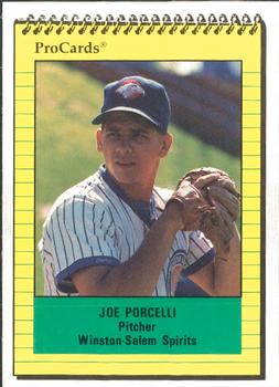 1991 ProCards #2828 Joe Porcelli Front