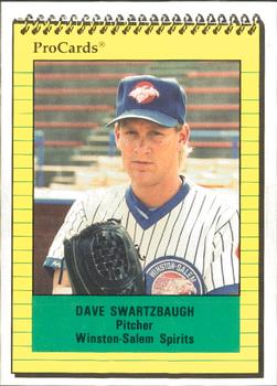 1991 ProCards #2829 Dave Swartzbaugh Front