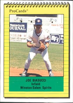 1991 ProCards #2833 Joe Biasucci Front