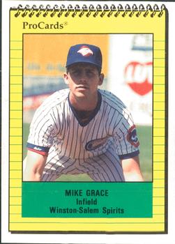 1991 ProCards #2837 Mike Grace Front