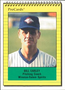 1991 ProCards #2846 Bill Earley Front