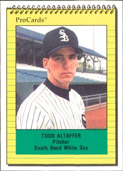 1991 ProCards #2848 Todd Altaffer Front