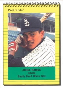 1991 ProCards #2864 Jorge Ramos Front
