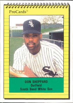 1991 ProCards #2871 Don Sheppard Front