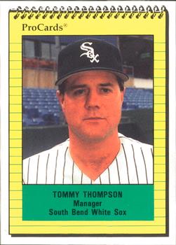 1991 ProCards #2873 Tommy Thompson Front